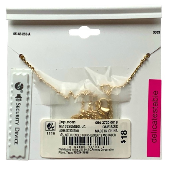 Mixit Gold Necklace with Multicolor Pendant - Picture 2 of 2